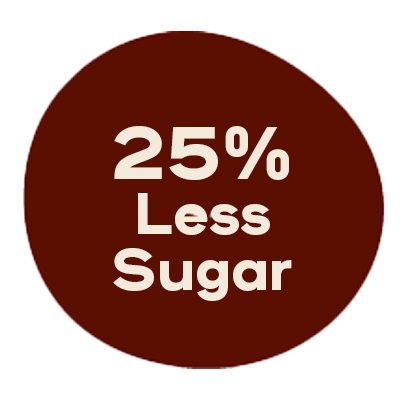 25% Less Sugar