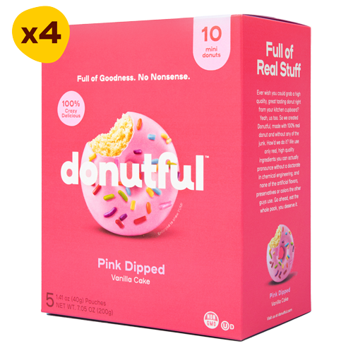 Box of Pink Dipped Donutful Donuts