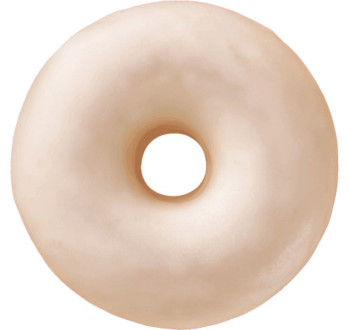 Vanilla dipped donut
